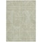 Homeroots 3' X 5' Artichoke Green And Ivory Abstract Washable Indoor Outdoor Area Rug 594893 - alternate 9