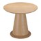 Homeroots 71" Natural Wood Pedestal Base Oval Dining Table 623358 - alternate 8