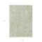 Homeroots 9' X 12' Artichoke Green And Fern Green Abstract Washable Indoor Outdoor Area Rug 588466 - alternate 9