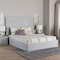 Baxton Studio Cadmus Modern Light Grey Channel-Tufted Fabric King Platform Bed 254-14061-ZORO - alternate 10