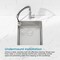 Wrightmaster 18 in. Undermount Single Bowl 20 Gauge Silver Stainless Steel Kitchen Sink with Drain ZOR-BR04D-181808 - alternate 9