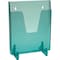 Acrimet Pocket File Holder Vertical Brochure Display (Wall or Countertop, Letter, Clear Green) 863.3 - alternate 1