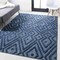 Jonathan Y Balansat Moroccan Diamond Navy 4 ft. x 6 ft. Indoor/Outdoor Area Rug IBZ100B-4 - alternate 8