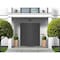 Vdomdoors Front Exterior Prehung Metal-Plastic Double Doors / MANUX 8111 Antracite / Office Commercial and Re MANUX8111DEXD-ANT-LH-W72xH80 - alternate 4
