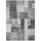 Homeroots 10' X 14' Pewter And Black Geometric Washable Indoor Outdoor Area Rug 605866 - alternate 9