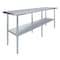 Amgood 24 in. x 84 in. Stainless Steel Table, Metal Utility Kitchen Prep Work Table, NSF AMG WT-2484-Z - alternate 1