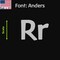 Aacc Self-Adhesive Vinyl Letter: r, Scale: 17 cm. Color: Silver Font: Anders by, 4PK AACC-Anders-lr-Silver-M17x4 - alternate 1