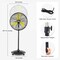 Edendirect 24'' Outdoor Oscillating Pedestal Fan With Remote Control, All Sealed BLDC Motor, 4-Speed ZR-F-8600AR - alternate 5
