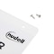 Nudell Sign Holder, Vertical Wall Mounted, Clear Plastic, 8.5x11 in 38011Z - alternate 3