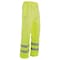 Game Workwear Hi-Vis Rain Pants, 100% Polyester Coated Fabric, Elastic with Inside Drawstring Closure, Size S 1450 - alternate 1
