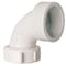 Do It Best 1-1/2'' Solvent Weld White PVC 90 Degree Outlet Elbow DIB55-11 - alternate 1