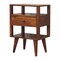 Homeroots 24" Brown Solid Wood One Drawer Nightstand 651844 - alternate 9