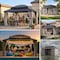 Sunjoy 16X12 Kingston Hardtop Rectangular Gazebo Wood A10204369000 - alternate 14