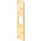 Prime-Line Defender Security Polished Brass 1-1/8'' Heavy-Gauge Deadbolt Security Strike Plate U 9535 - alternate 3