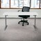 Homeroots 60" White and Gray Writing Desk 524931 - alternate 5