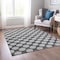 Homeroots 5' X 8' Charcoal And Ivory Polka Dot Washable Indoor Outdoor Area Rug 614888 - alternate 9