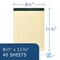 Roaring Spring Case of Legal Pads, 8.5"x11.75", 40 sheets of 15 lb Recycled Canary Paper Per Pad, Micro-Perforated, PK72 74712cs - alternate 12