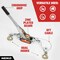 Neiko Come Along Winch, 2-Ton (4000 Lbs) Pulling Capacity, 7.2 Ft, 2 Hook, Heavy Duty Power Cable 02252A - alternate 5