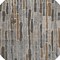 Homeroots 8' Pewter And Brown Round Striped Washable Indoor Outdoor Area Rug 608966 - alternate 9