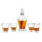 Nutrichef Whiskey Decanter Set with Glasses NCGD4C423 - alternate 1