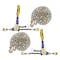 Mytee Products 5/16 20ft G70 Chain 2 and Easy Binder Ratcheting Chain Load Binder 2 Transport Chains, 2PK 516CHEZx2 - alternate 9