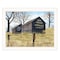 Homeroots Treat Yourself Mail Pouch Barn 3 White Framed Print Wall Art 404502 - alternate 1