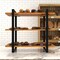 Koolmore 28 In. 3 Tiered Supermarket Wooden Display Rack KM-SDW-3ROP - alternate 9