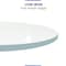 Fab Glass And Mirror 38in Round Ultra Clear Glass Table Top, Flat Edge, Low Iron Extra Clear Tempered Glass 1/4 I LI-38RT6THFL - alternate 8