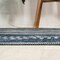 Jonathan Y Vichy Geometric Striped Non-Slip Machine-Washable Blue/Cream 5 ft. x 8 ft. Area Rug WSH122D-5 - alternate 8