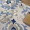 Homeroots 5' Blue And Gray Round Floral Indoor Outdoor Area Rug 546651 - alternate 9