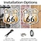 Signmission Route Us 66 Rustic, 6 Inch X 6 Inch, Plastic Sign SHI-P-6-485 - alternate 5