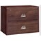 Fireking 2 Drawer, 1 Hr Fire & impact rated, 38" wide lateral Light Walnut 2-3822-CLW - alternate 1