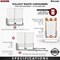 Rev-A-Shelf Steel; Plastic, Metallic Silver, 14.75 in W, 22.88 in H, 22.25 in D 53WC-2150SCDM-217 - alternate 5