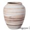 Uniquewise 8in Modern Round Wide Mouth Ceramic Vase Decorative Pottery Perfect for Grass Stems & Fresh Flowers QI004790 - alternate 1