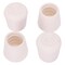 Prosource Furniture Leg Tip, Round, Rubber, White, 7/8 in Dia, 1.4 in H FE-50644-B - alternate 3