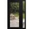 Vdomdoors Front Exterior Prehung Metal-Plastic Door Clear Glass / MANUX 8666 Matte Black / Office Commercial MANUX8666EXD-BLK-W30+14xH80-RH-I - alternate 1