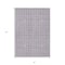 Homeroots 8' X 10' Purple And Ivory Geometric Washable Indoor Outdoor Area Rug 595592 - alternate 9