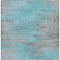 Homeroots 3' X 5' Teal Blue Charcoal And Gray Abstract Washable Indoor Outdoor Area Rug 587182 - alternate 9