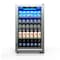 Tcl 4.24 Cu. Ft. 132-Can Beverage Cooler, Digital Controls, LED Light, Glass Door, Stainless Steel TRV132FAS - alternate 1