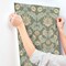 A-Street Prints Myrtle Sea Green Floral Ogee Wallpaper 4171-82059 - alternate 3