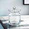 Homeroots 6in Clear Mouth Blown Crystal Biscuit Jar 375716 - alternate 5