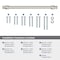 Amerock Winsome 12 inch 305mm Center-to-Center Satin Nickel Appliance Pull BP54065G10 - alternate 3