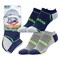 Railroad Sock Unisex No Show Socks, Merino Wool/Nylon/Spandex, Navy/Lime, 5-10 W; 4 -7.5 M, 2 PK OD291NSLI - alternate 1