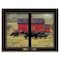 Homeroots By the Red Barn Herd of Angus 2 Black Framed Print Wall Art 406242 - alternate 1