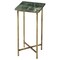 Homeroots 21" Green and Gold Marble Drink Size Square End Table 634879 - alternate 1