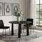 Homeroots 52" Black Solid Wood Pedestal Base Round Top Dining Table 720689 - alternate 4