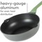 Kenmore Theodore 13 Inch Nonstick Cast Aluminum Saute Pan with Lid 137394.02 - alternate 8