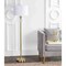 Jonathan Y Evelyn 60" Crystal / Metal LED Floor Lamp, Brass Gold/Clear JYL2030A - alternate 11