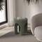 Leisuremod Crus Modern 18 in Round Fiberstone Side Table, 260 lb Capacity, Weather-Resistant, Fully Assembled CST17GR - alternate 10