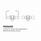 Sapphire Reliant Series Light-Duty Residential Tubular Lever, Grade 3 Passage in Polished Chrome LS-REL10-US26 - alternate 5